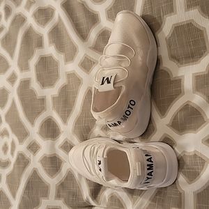Yohji Yamamoto white kids shoes